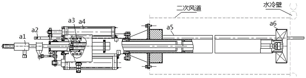 Inclined two-stage micro-oil gasification burner