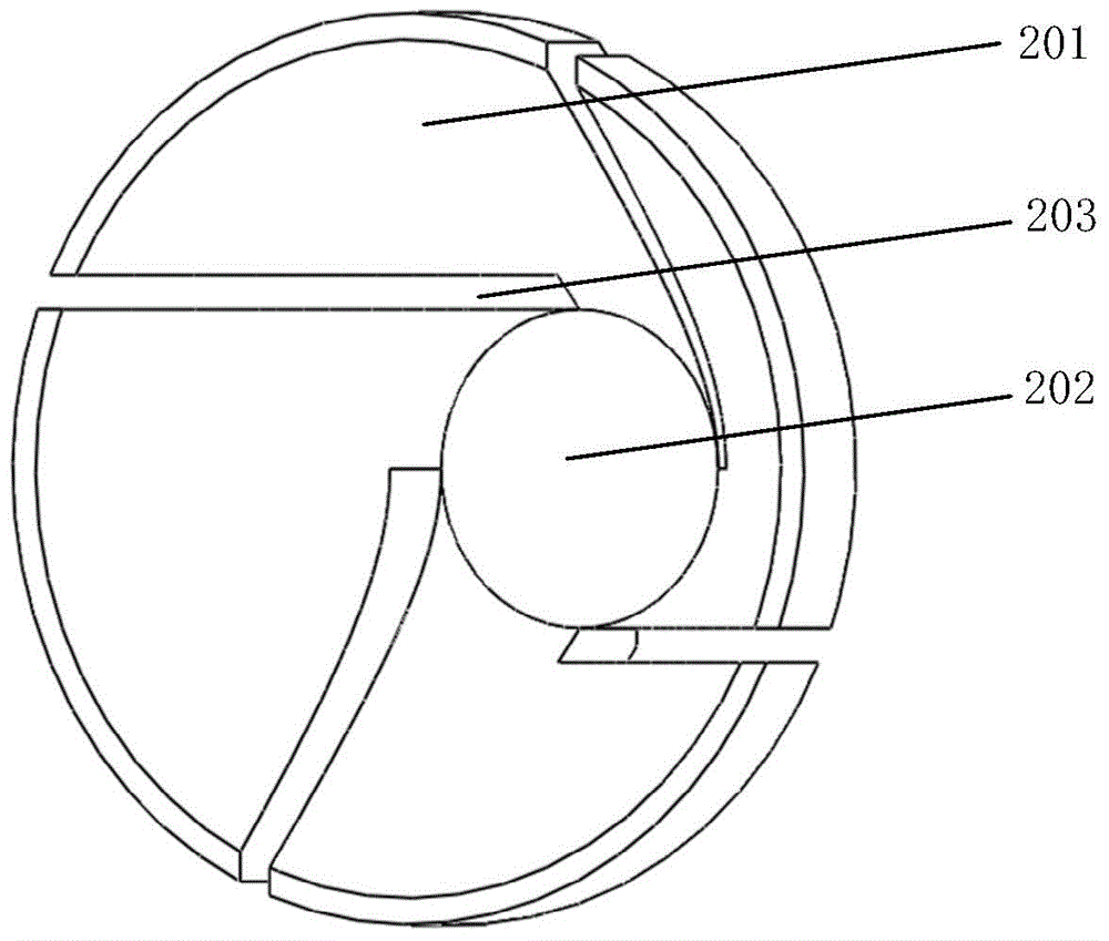 Contact of transverse magnetic field of novel vacuum arc-extinguishing chamber