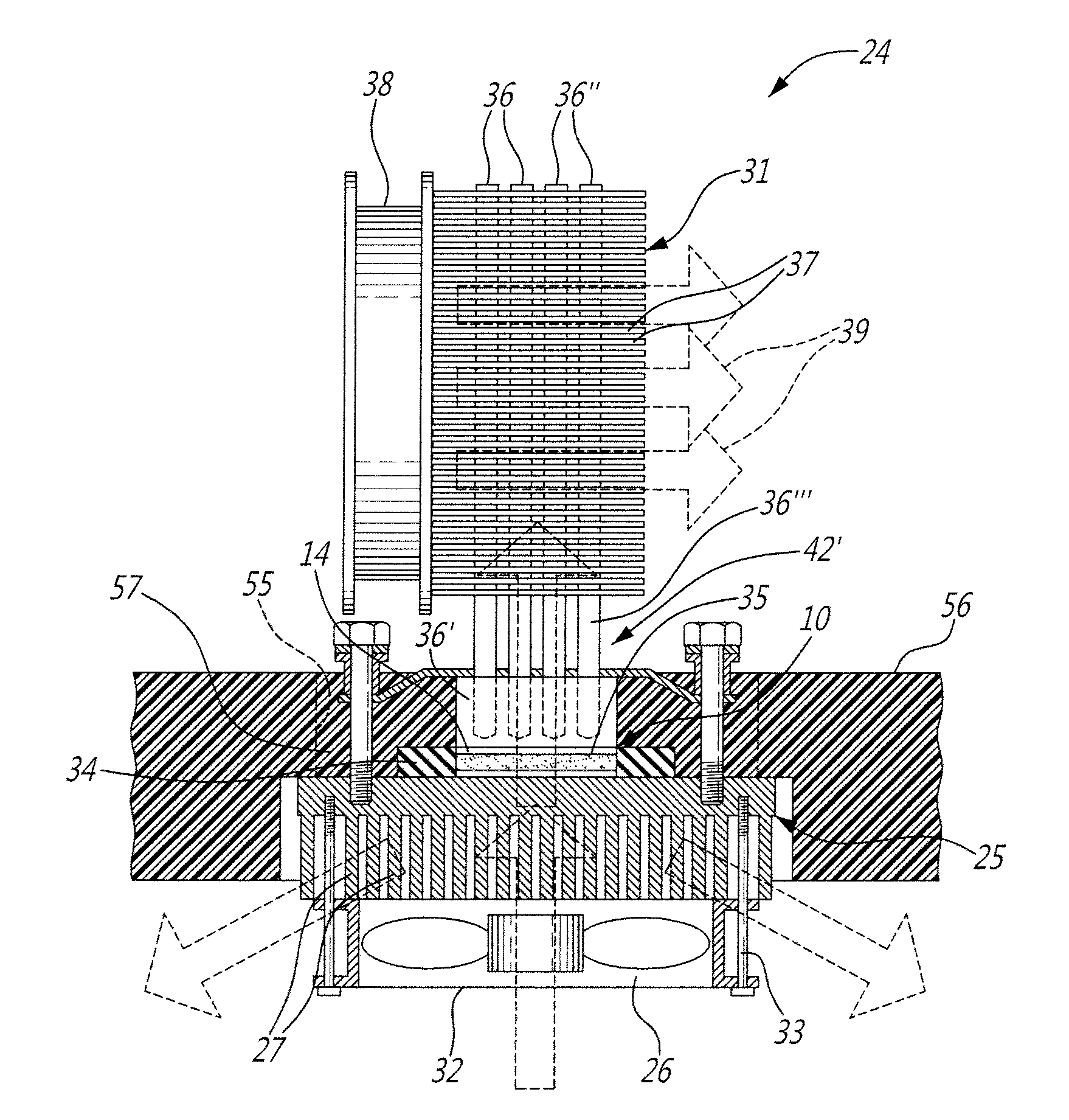 High efficiency thermoelectric cooling system and method of operation