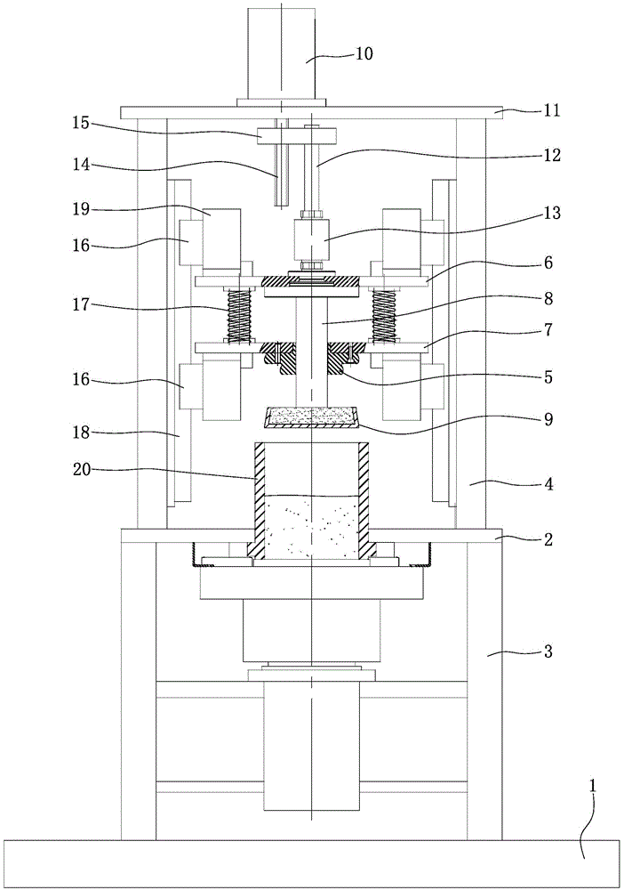 Electronically controlled high-load material press machine