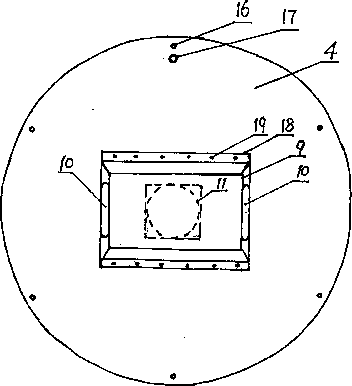 Integral septic tank