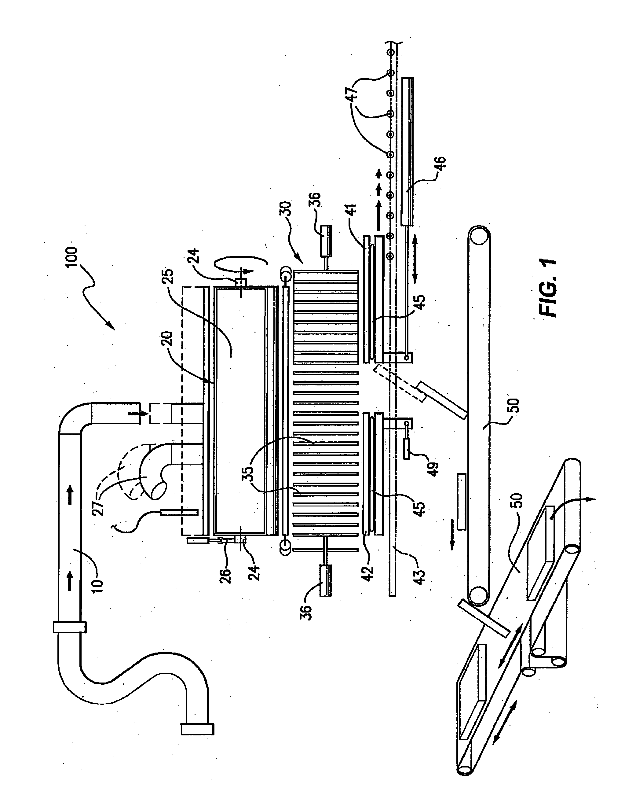 Automated unloading bare block plate freezer system