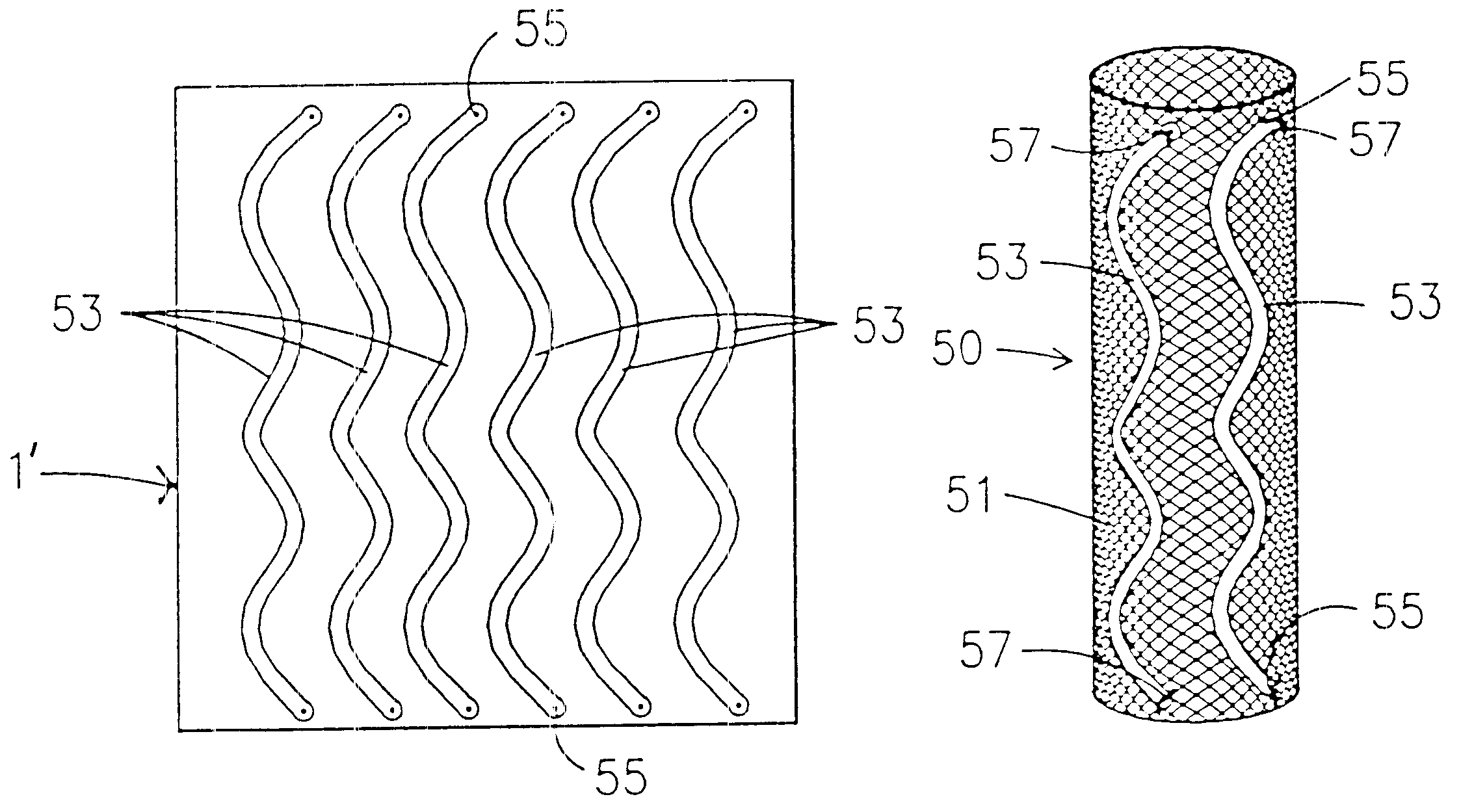 Low profile, highly expandable stent