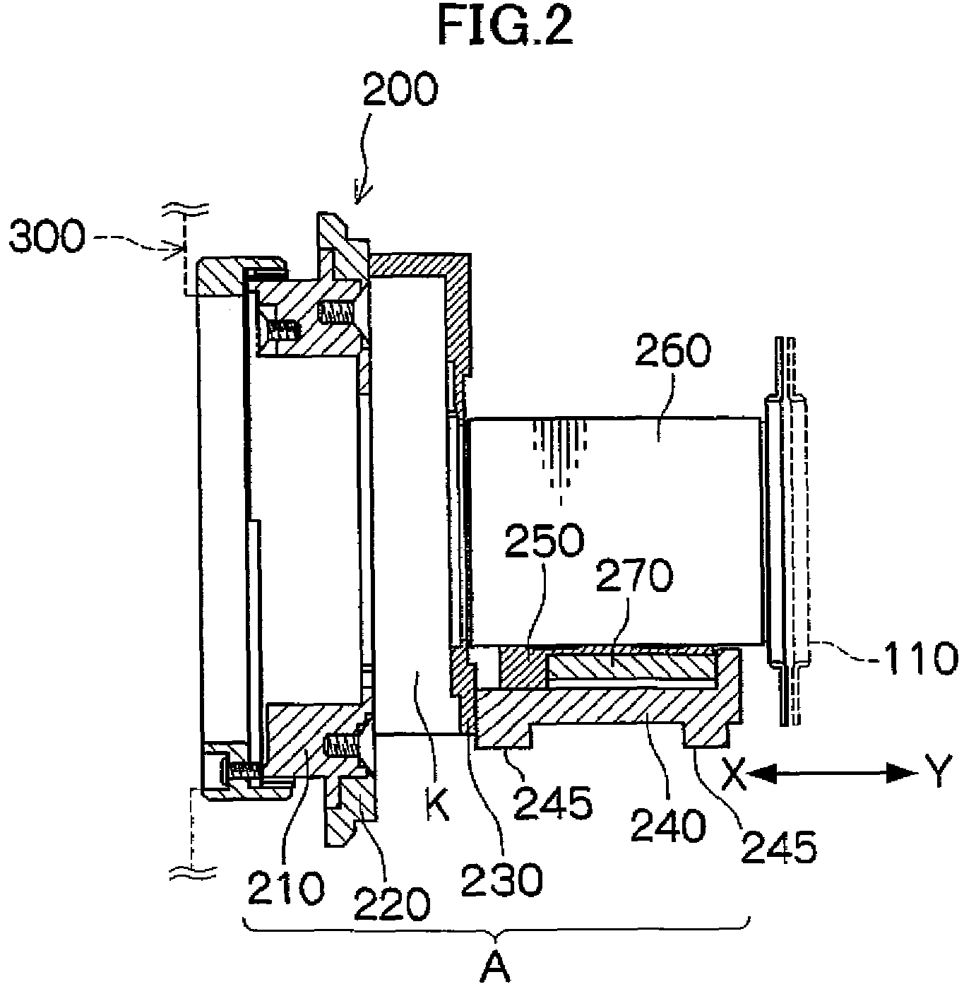 Movement preventing structure for color separation prism