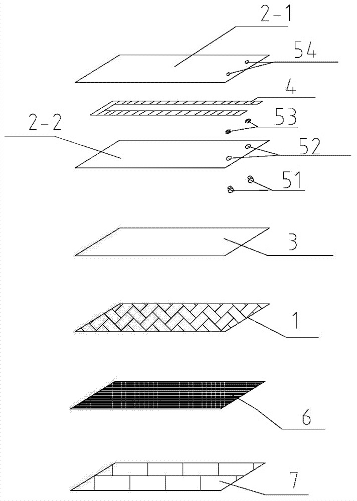 Heating fabric based on flexible thick-film heater and temperature control method thereof