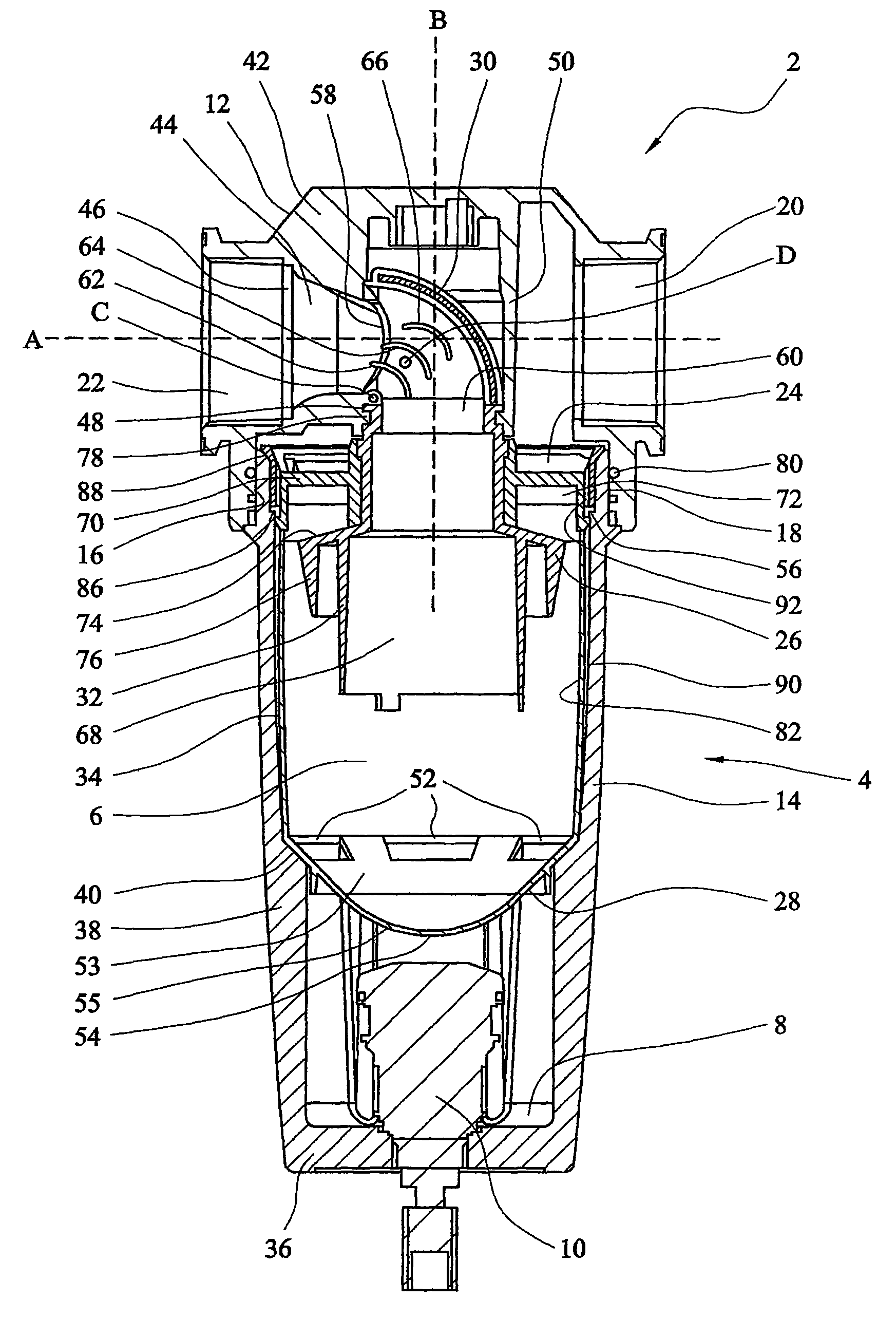 Separator assembly