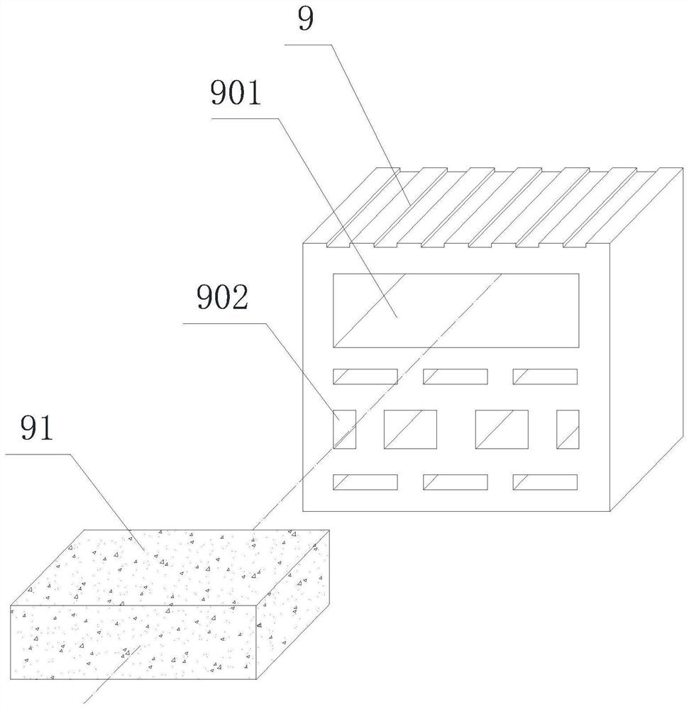 Assembling system for assembling insulation board in insulation perforated brick and assembling method