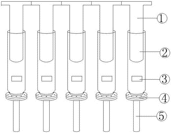 Five-column bar maker