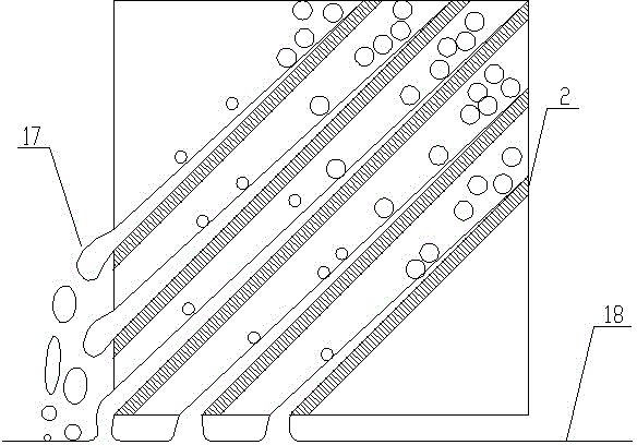 Nitrobenzene separator with nitrobenzene layered interface regulating device