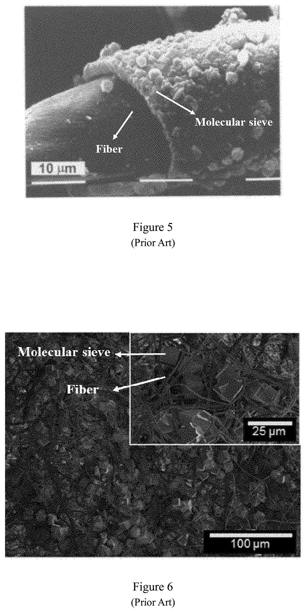 Molecular sieve/fiber composite material and preparation method thereof