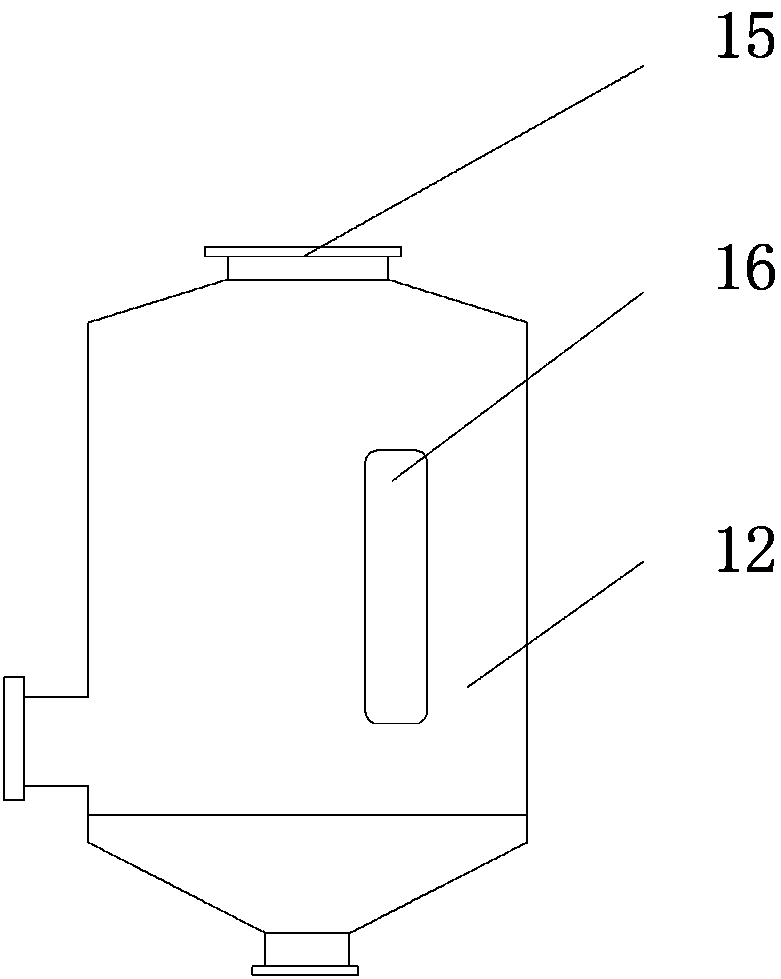 Water mist dust removal apparatus for graphite production