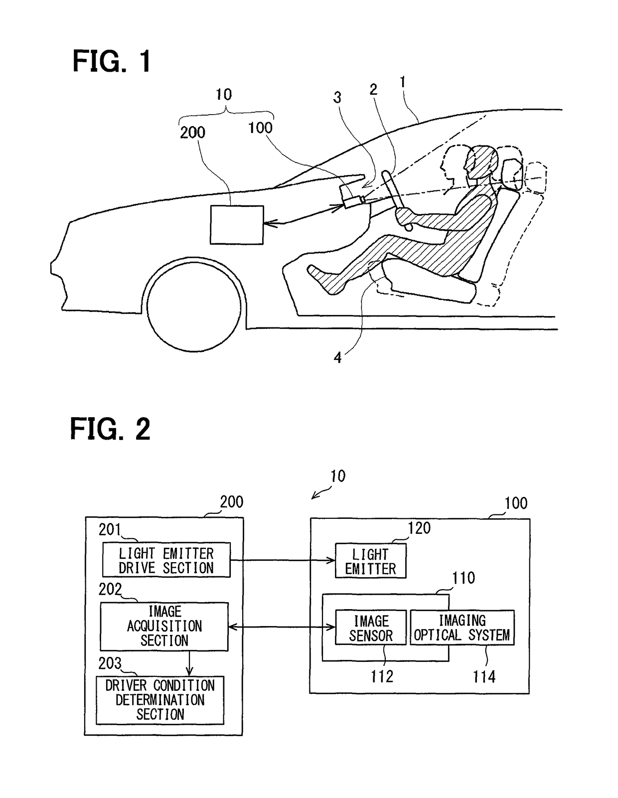 Face image capturing device and driver condition determination device