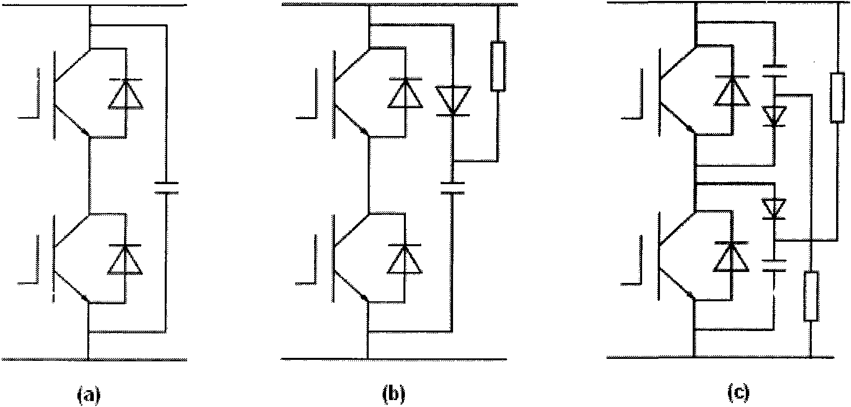 Absorption circuit of high-power electronic device
