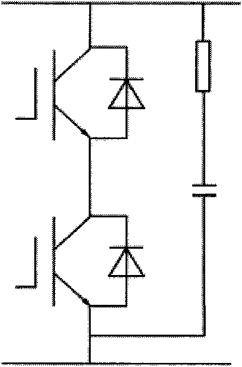 Absorption circuit of high-power electronic device