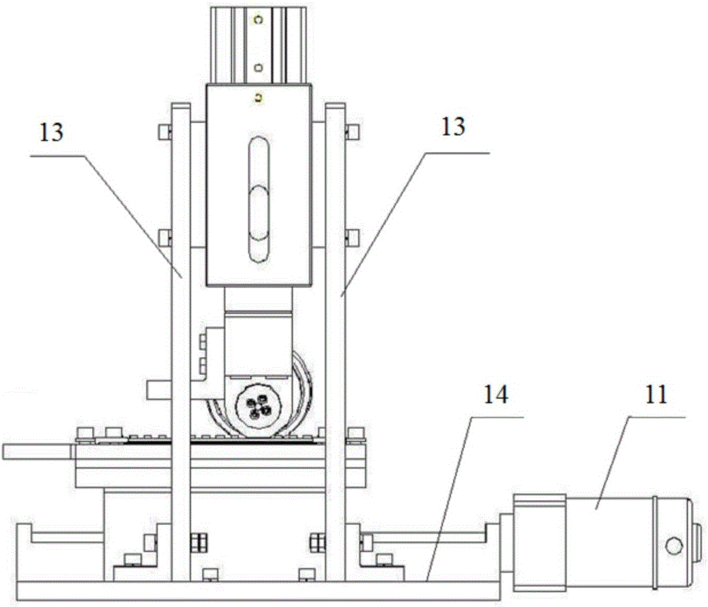 Synchronous hot-pressing-laser welding resistance hot pressing device