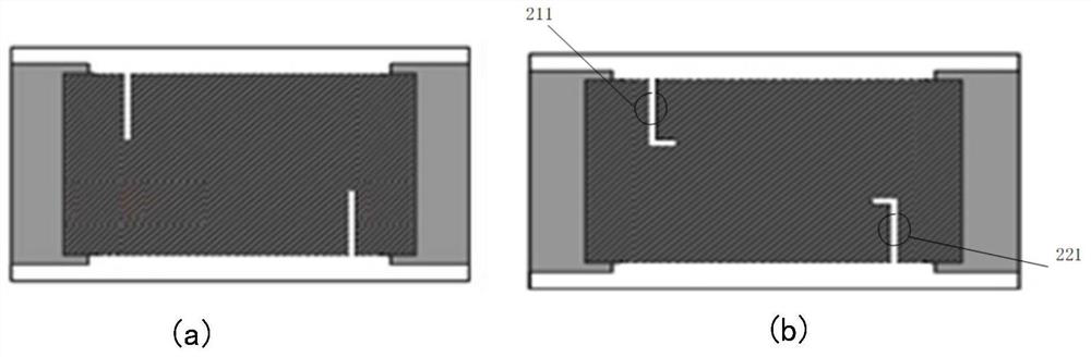 A chip resistor and method of making the same