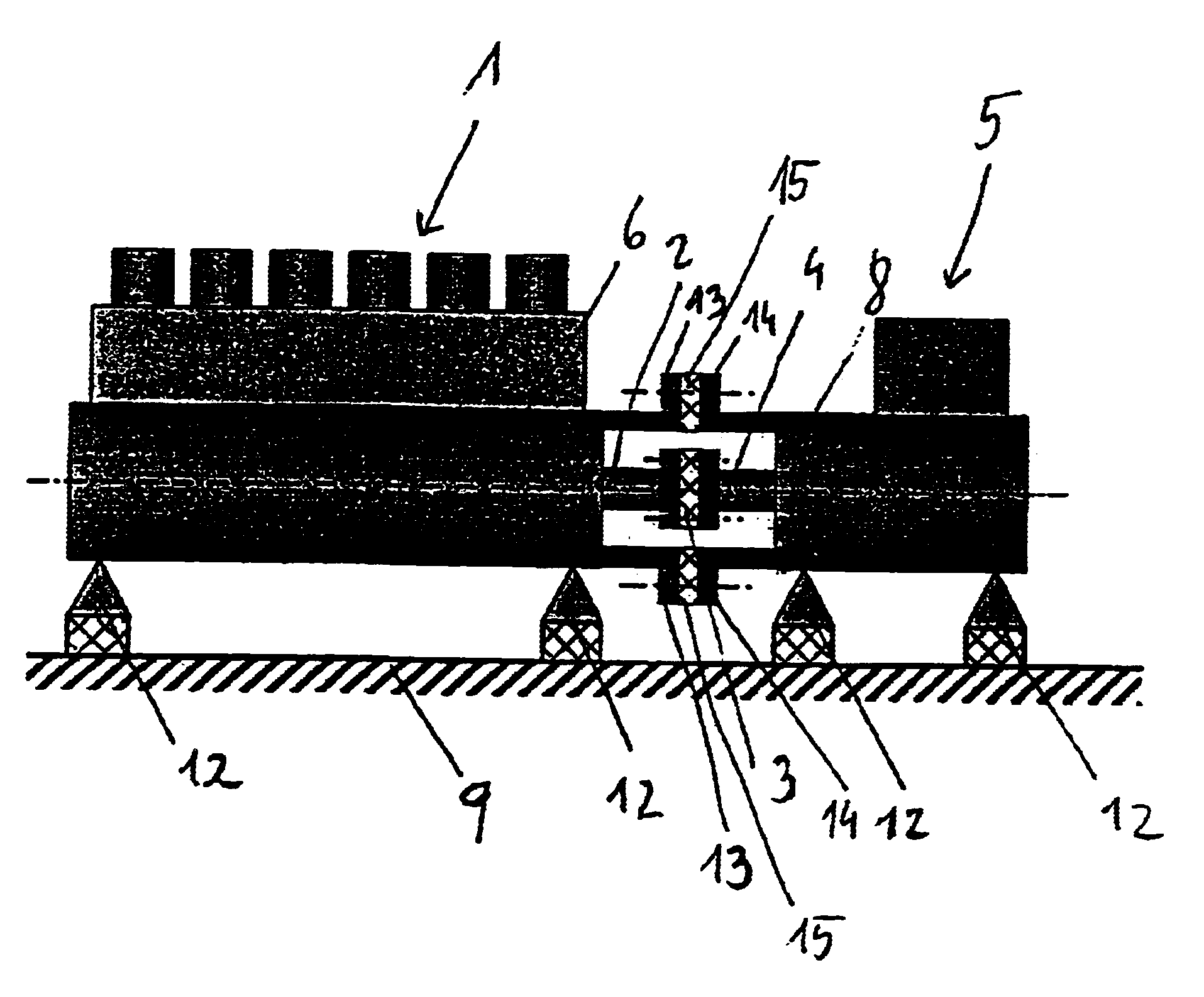 Engine-generator arrangement
