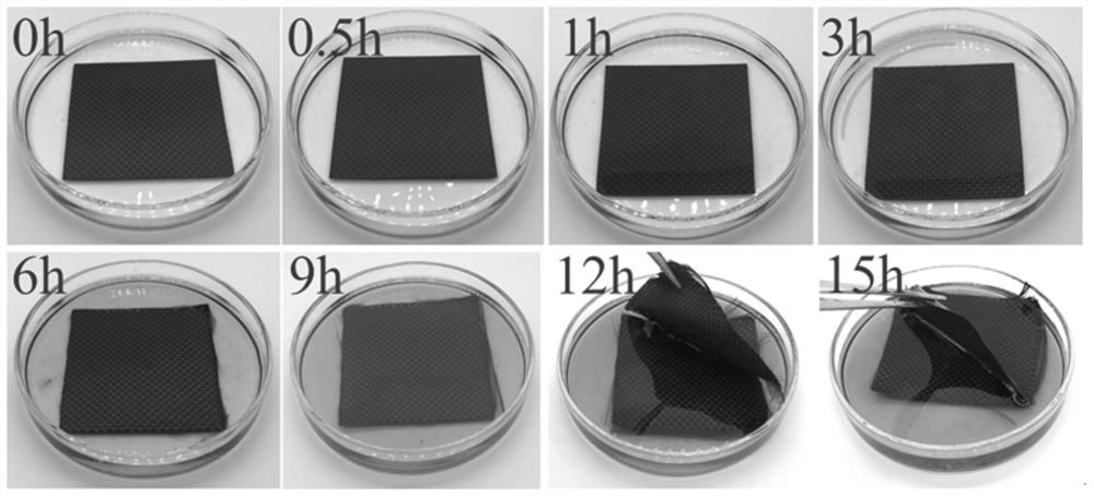 Recyclable carbon fiber reinforced epoxy resin composite material, its preparation method and application