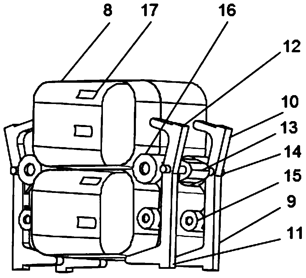 Multi-layer food retail machine convenient to take and place and working method thereof