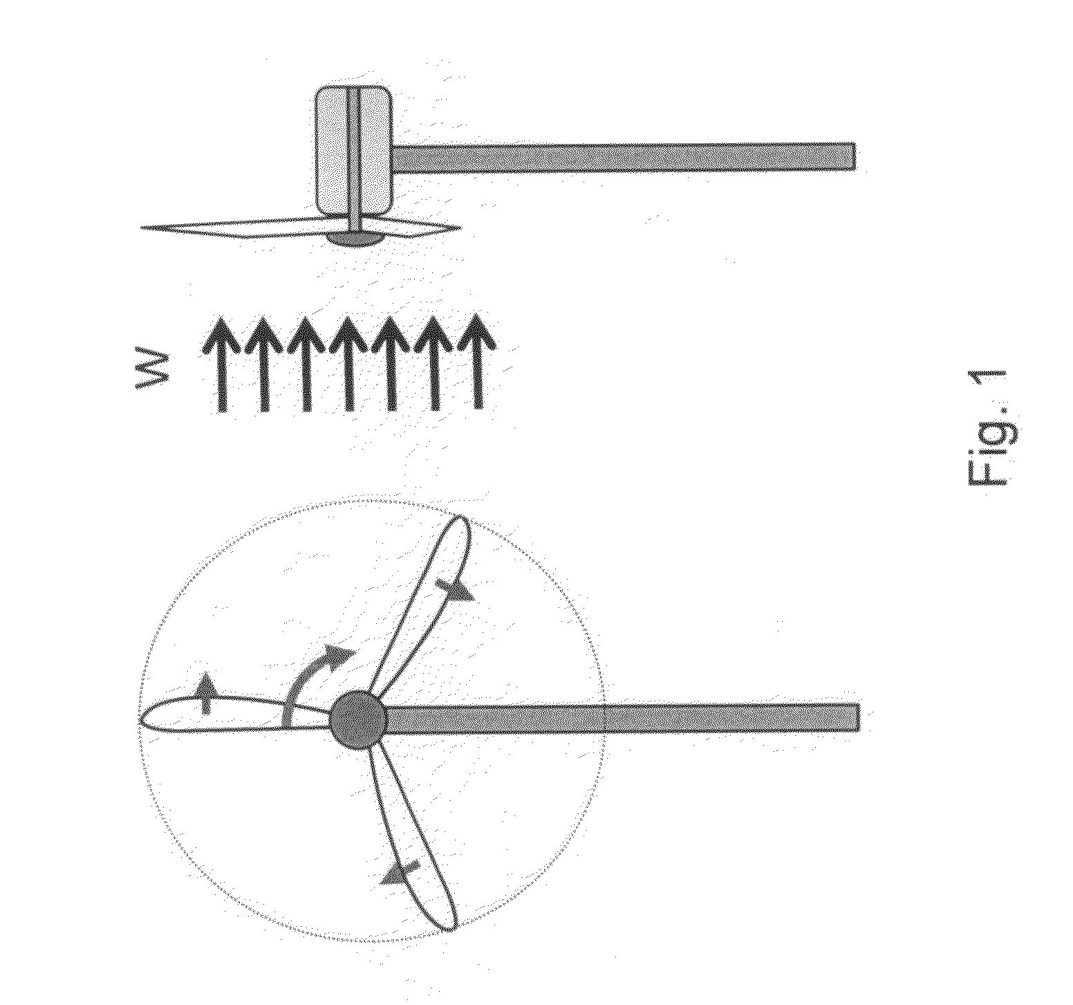 Airfoil blades with self-alignment mechanisms for cross-flow turbines