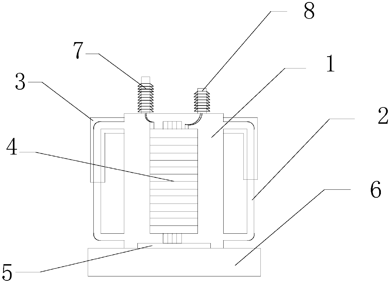 Shell of oil-immersed transformer