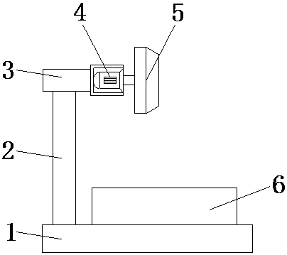 A grinding table for hardware accessories with cleaning function