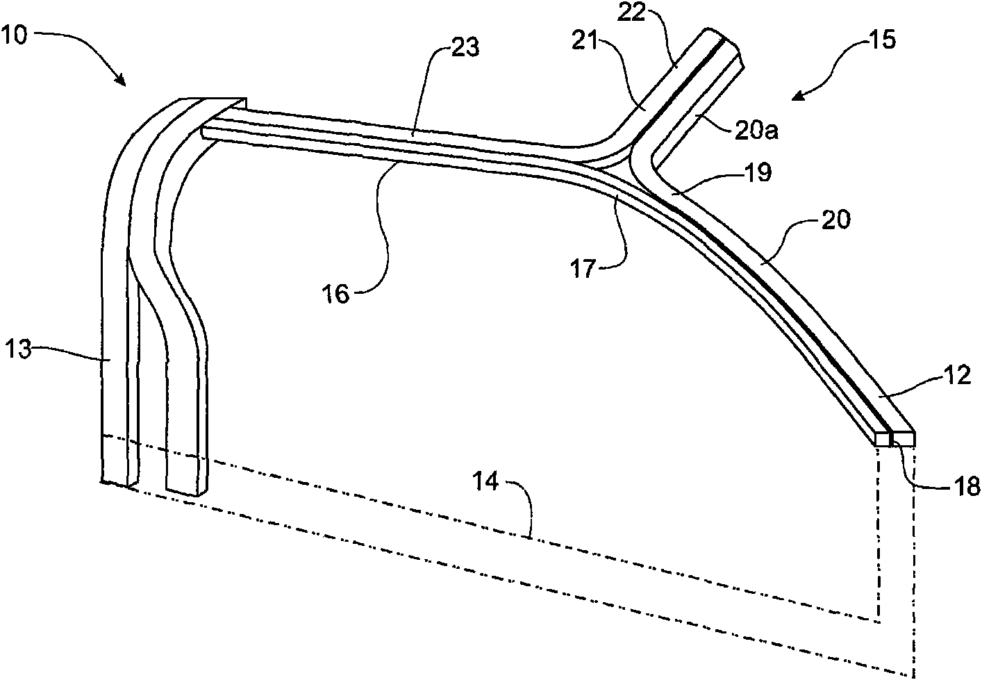 Dual cell body side rail for automotive vehicles