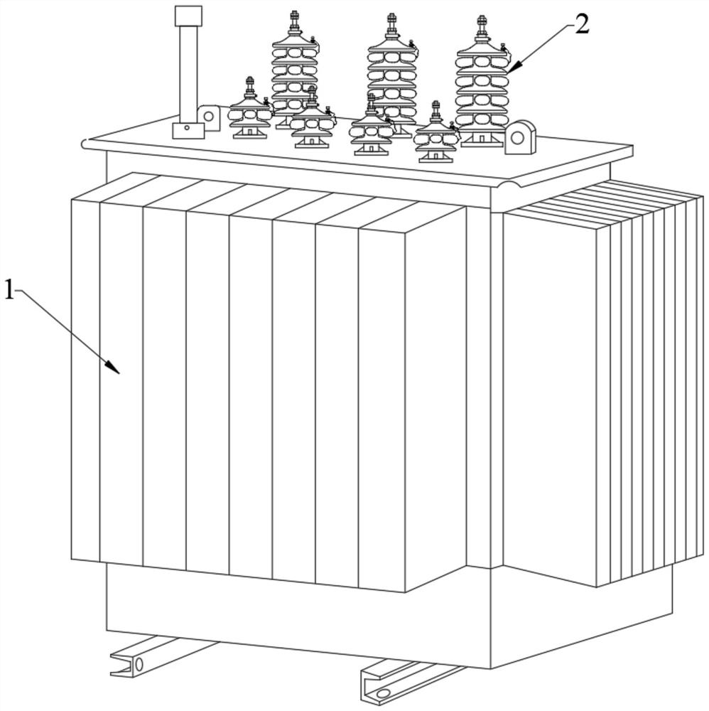 Insulating sleeve with warning function for oil-immersed transformer