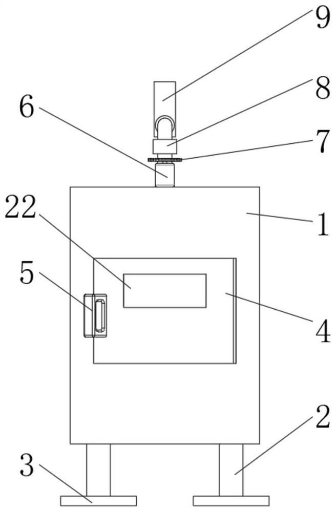 Material drying device for rubber processing