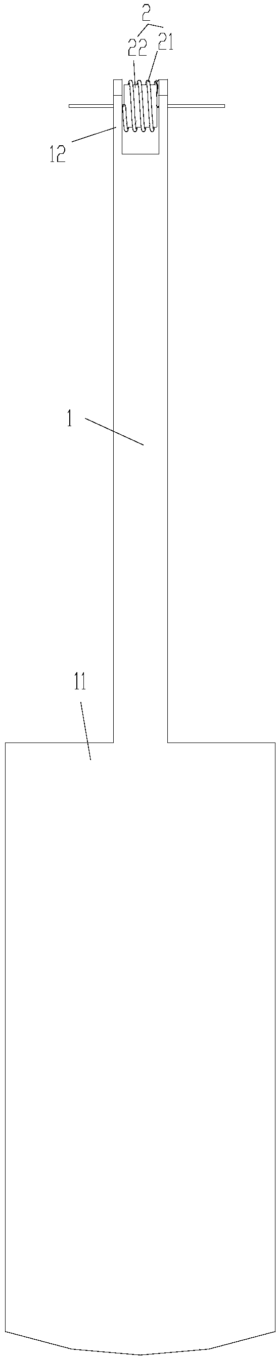 Air conditioning system water flow switch and air conditioning system