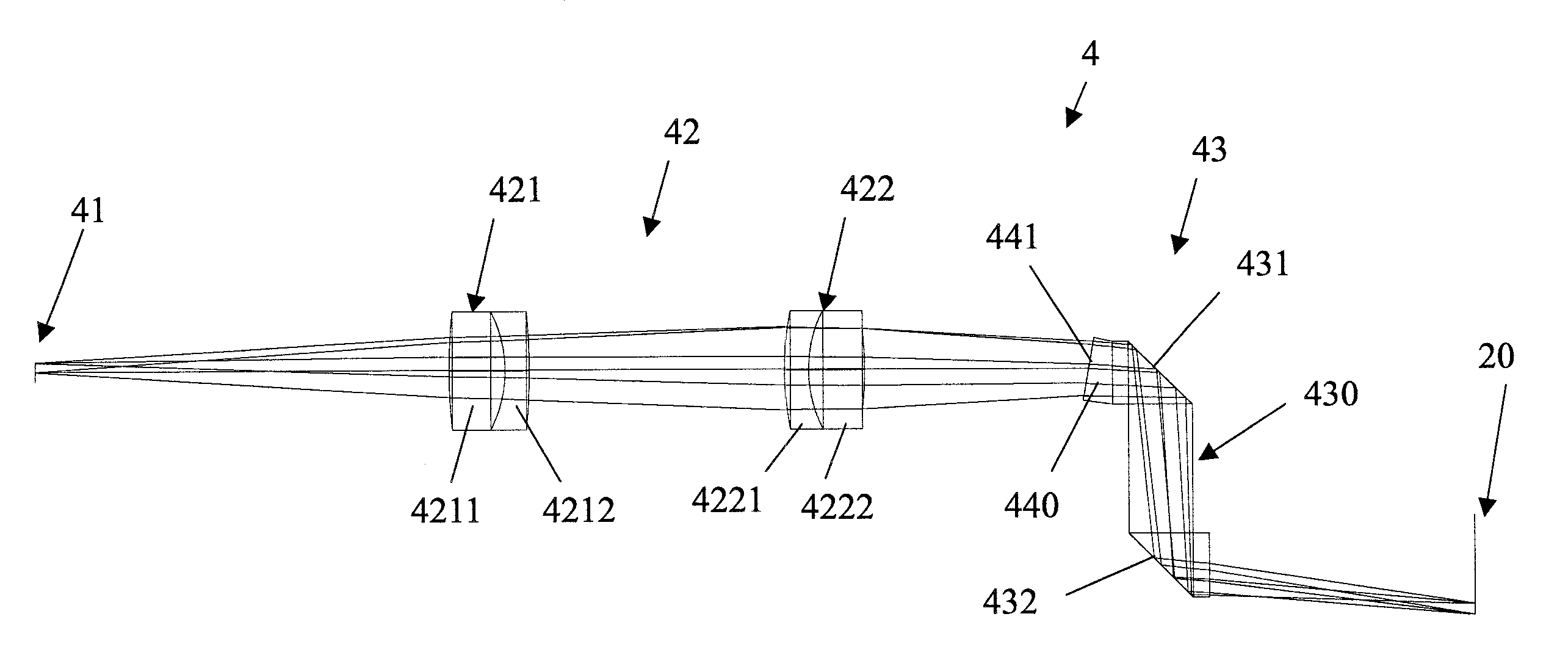 Display device for telescope system