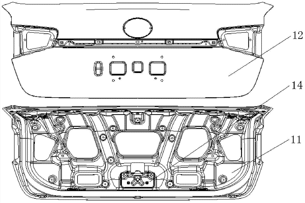 Hatchback vehicle and rear cover assembly thereof