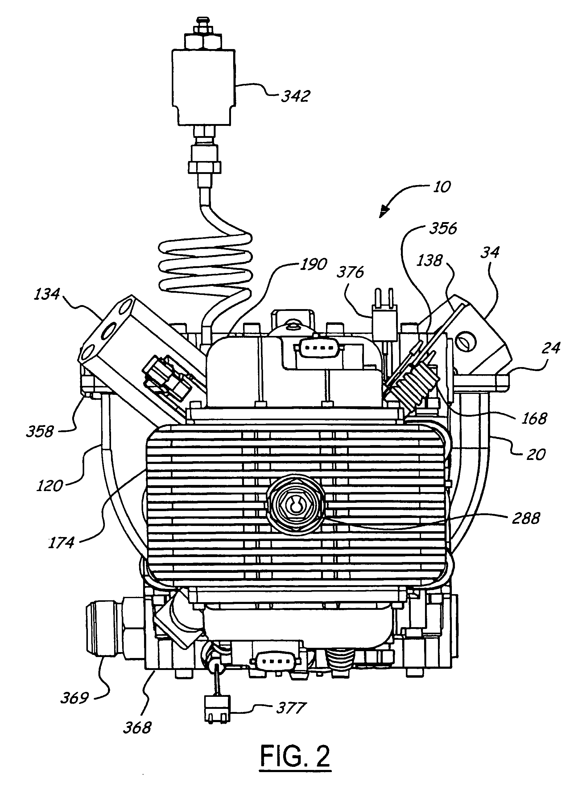 Position sensing for a free piston engine