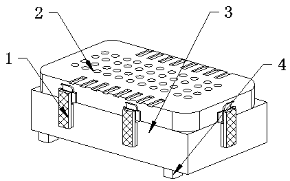 Limiting device for latex mattress