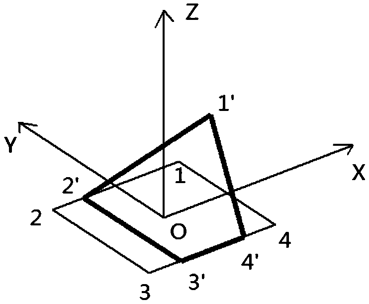 A membrane structure deformation decomposition method based on an orthogonal theory