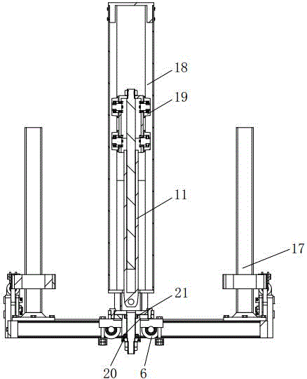 Folded hydraulic crushing device for static sounding device