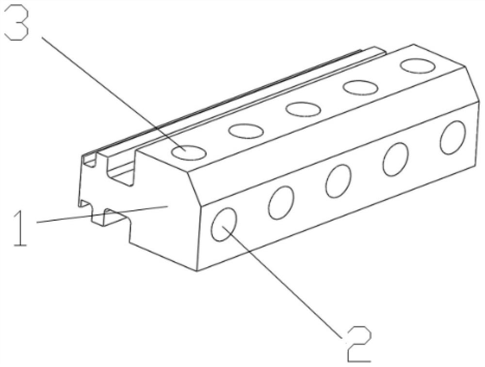 A sealing structure for the hydraulic end plunger hole of a fracturing pump