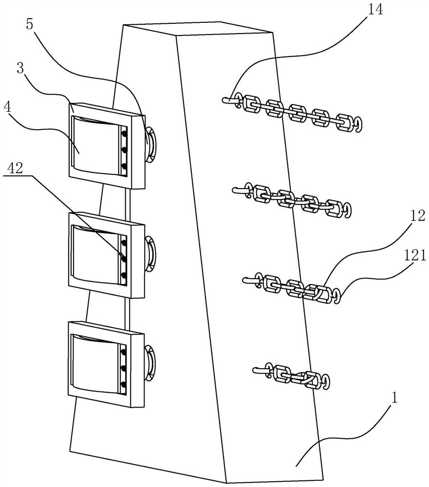 A road construction safety protection system