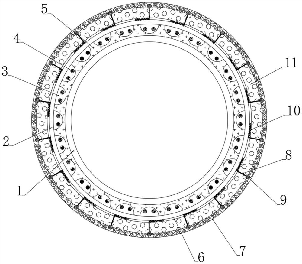 A kind of anti-low temperature sheath suitable for underground buried cables