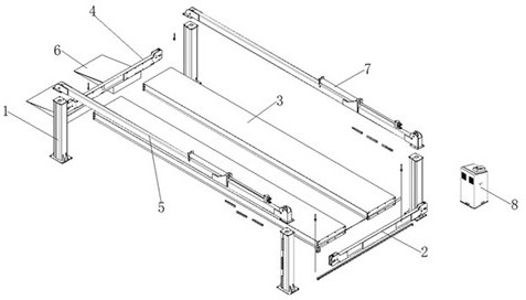 Four-column type lifting machine capable of lifting 20 tons