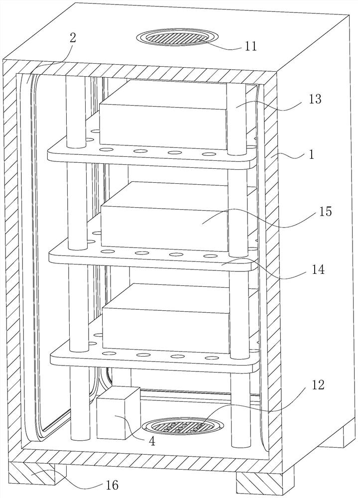 Remote monitoring type intelligent switch cabinet based on Internet