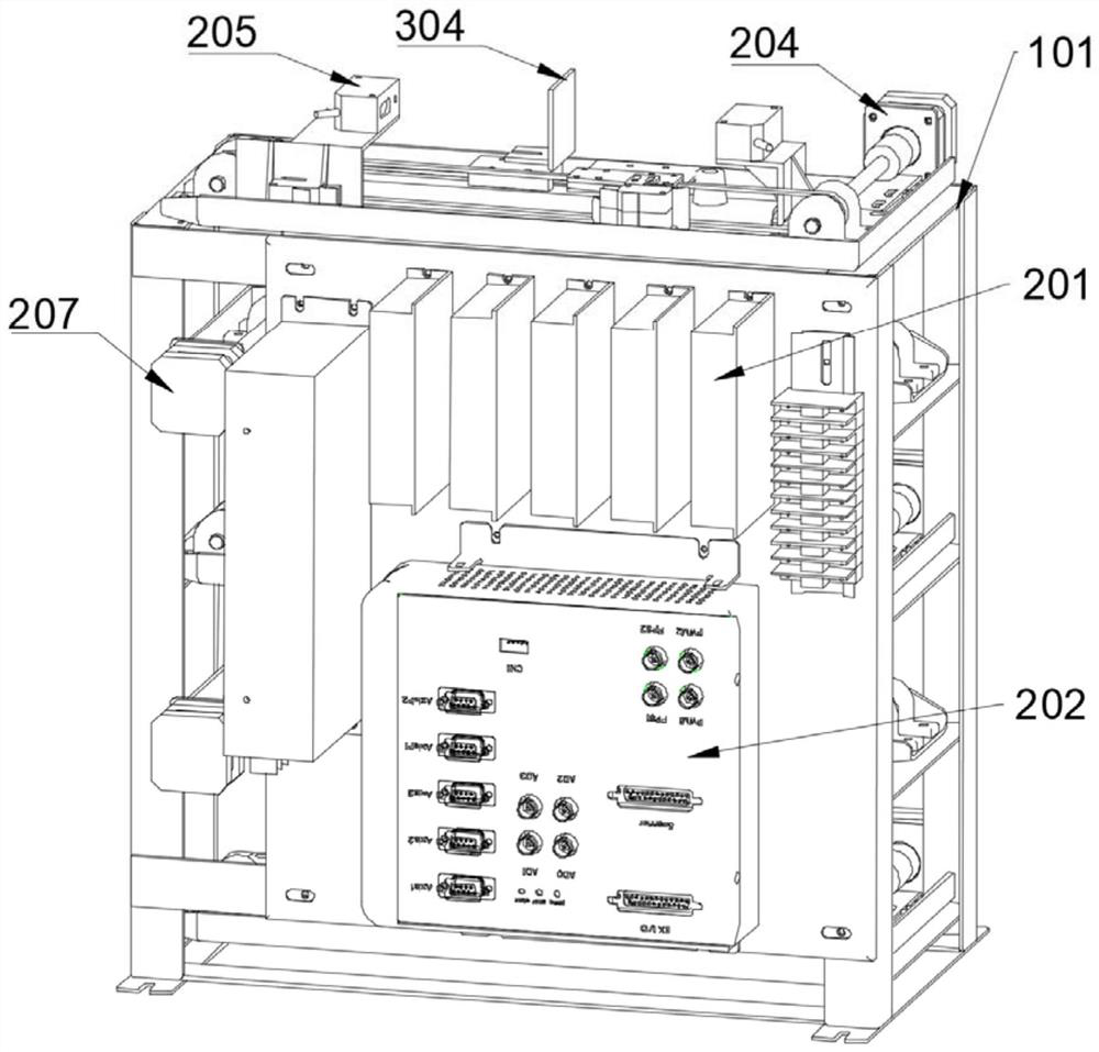 An aging rack system for automatic detection of 3D master controller