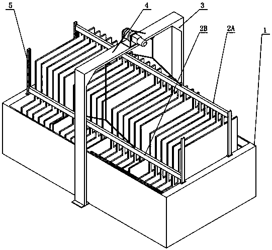 Processing technology and device for immersing lifting circulation type biofilm filter tank