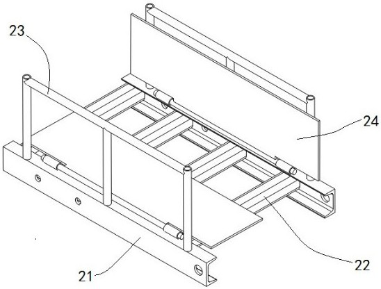 Combined type ladder stand for tower reactor