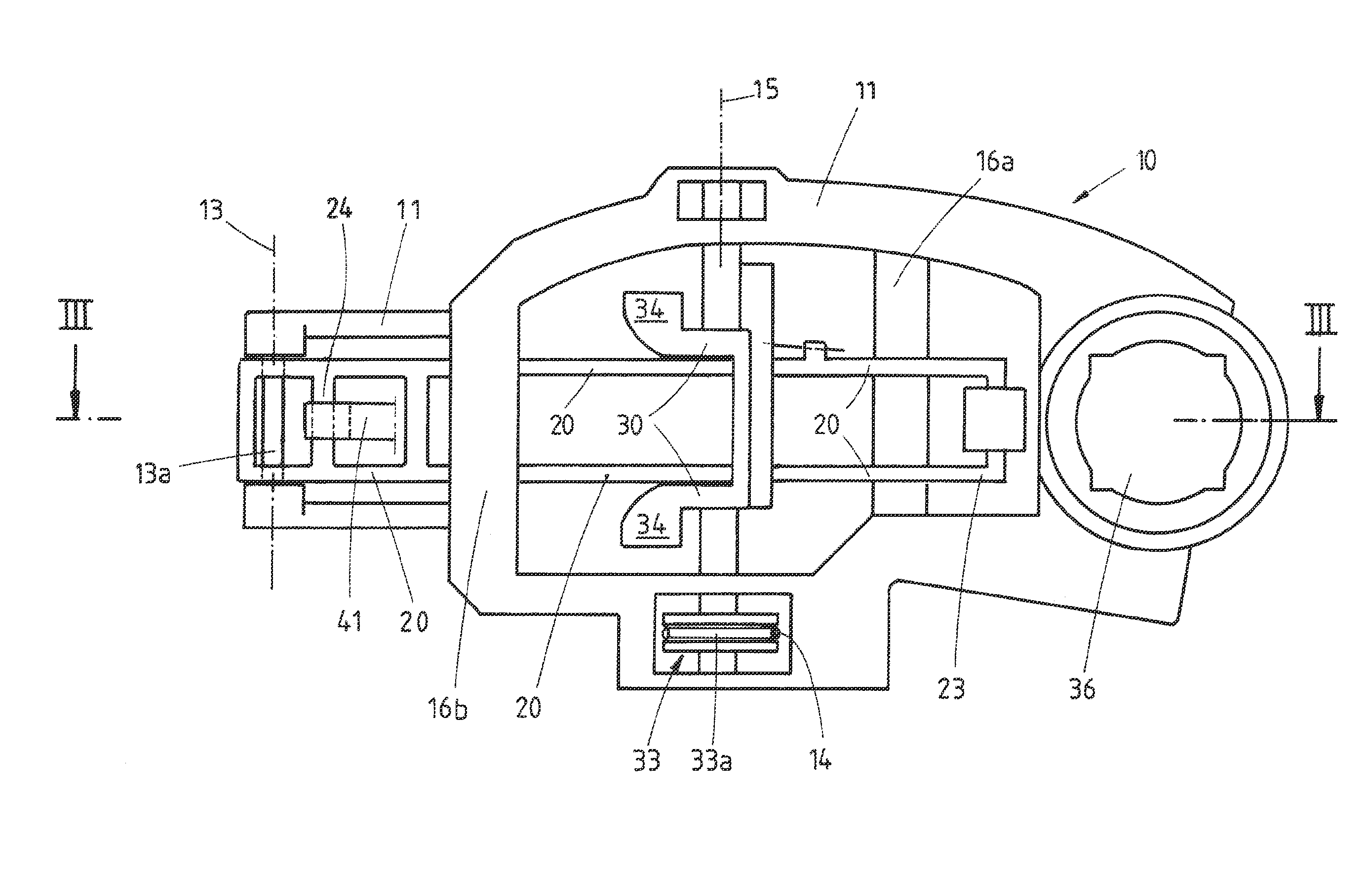 Device for actuating the closure of a movable part