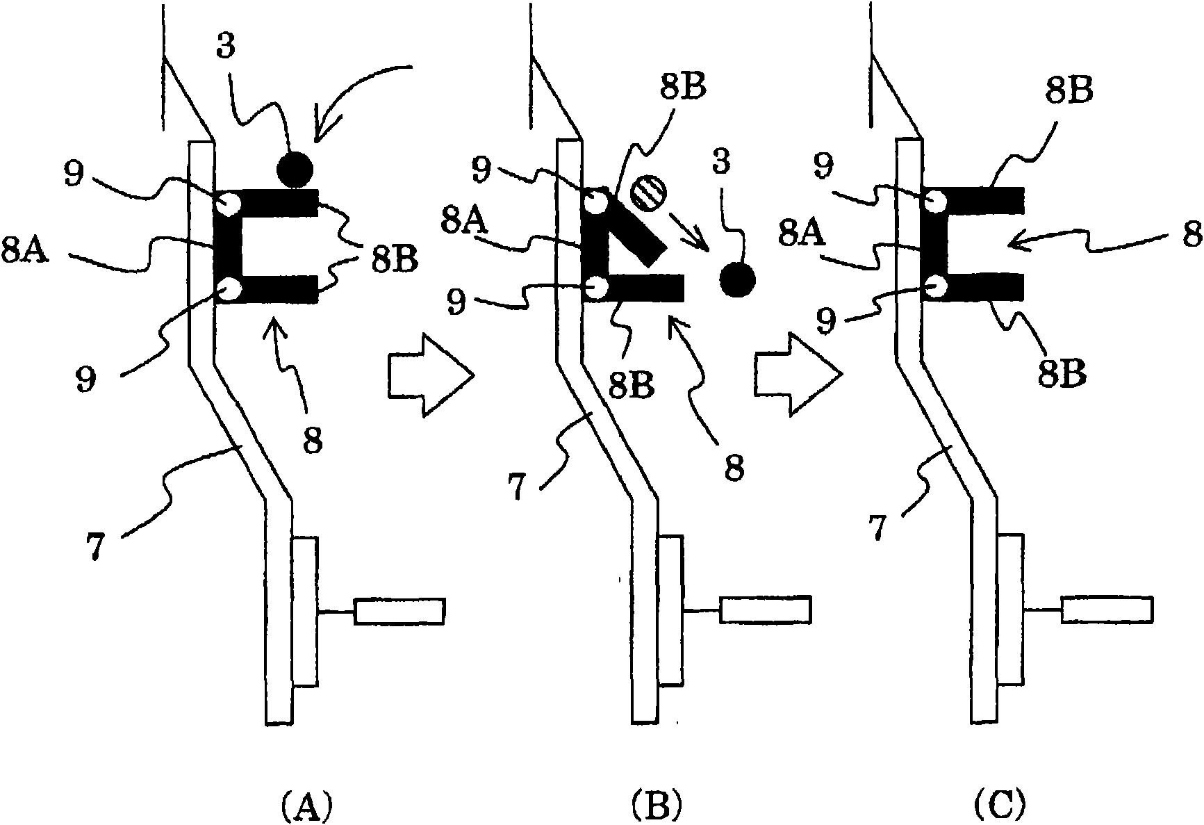 Stop position detection device for elevator