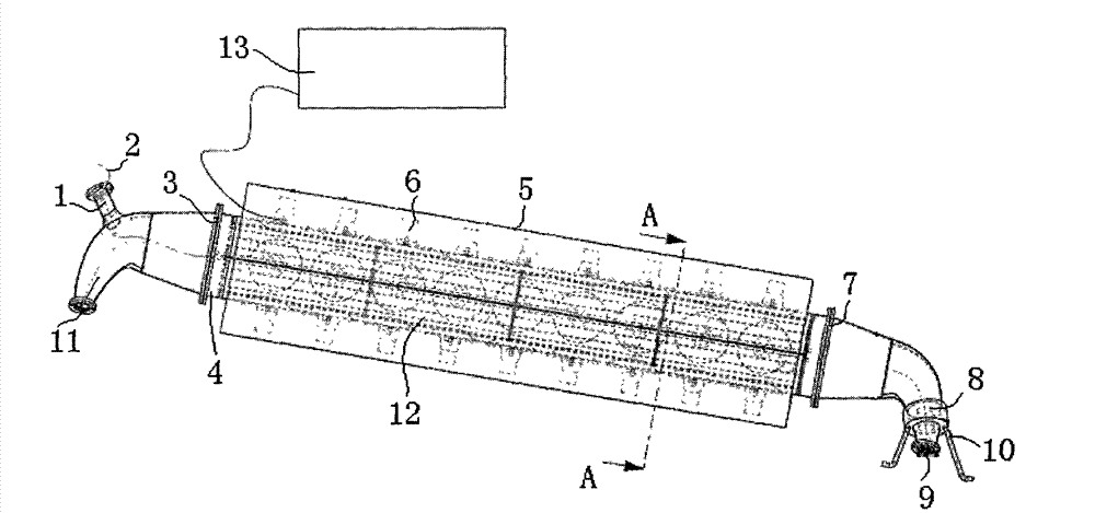 Cylinder tube-type sound wave comprehensive function coprocessor