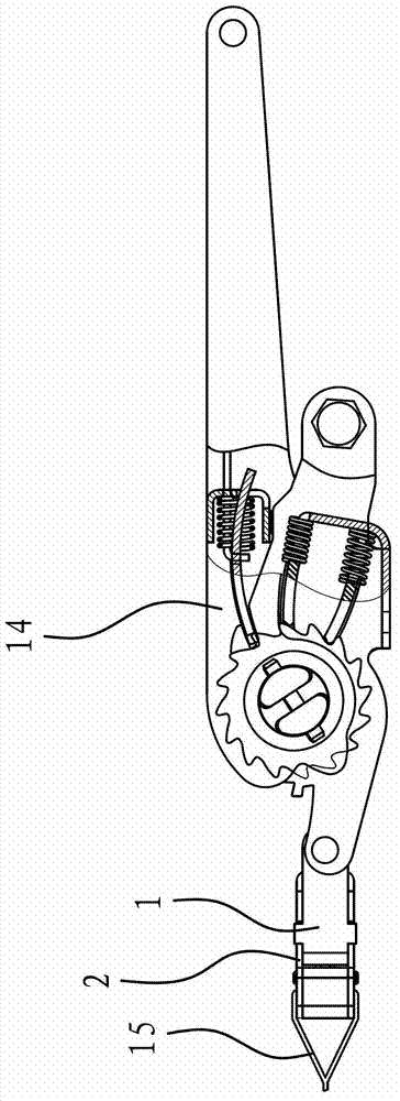 Force measurement device of tensioner