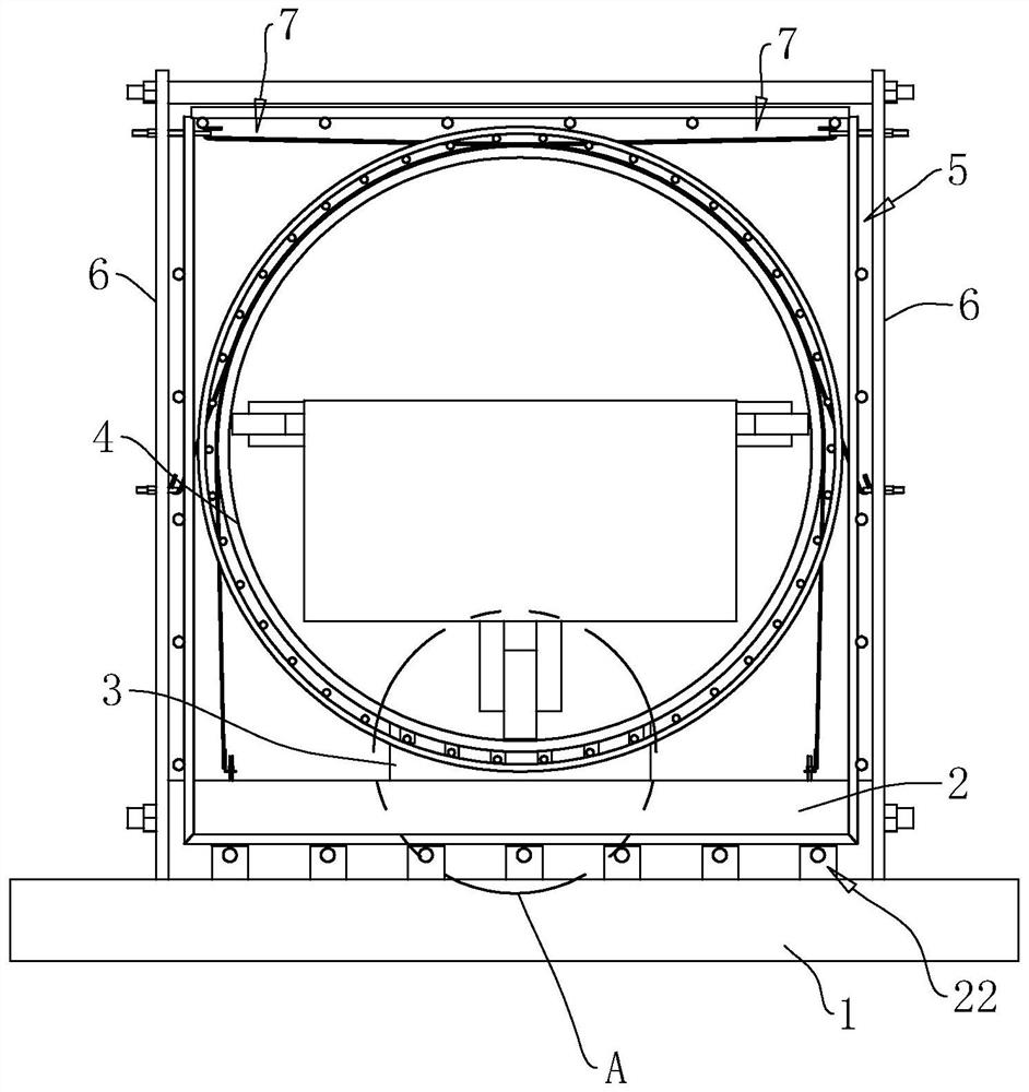 Concrete encapsulation method for large-diameter pipeline