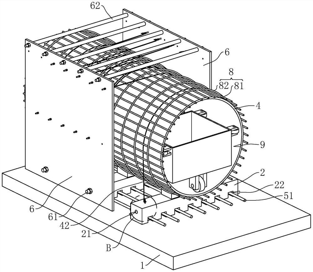 Concrete encapsulation method for large-diameter pipeline